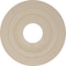 Ekena Millwork Palmetto Ceiling Medallion (Fits Canopies up to 4 7/8"), 12 1/8"OD x 3 1/2"ID x 1"P, Primed White CM12PM - alternate 2